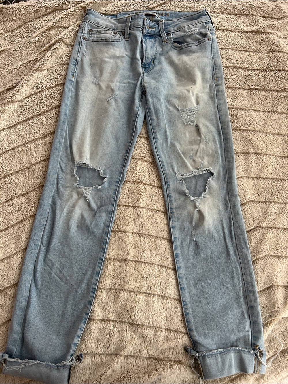 American Eagle Outfitters Light Blue Stretch Denim Jeans 29x30